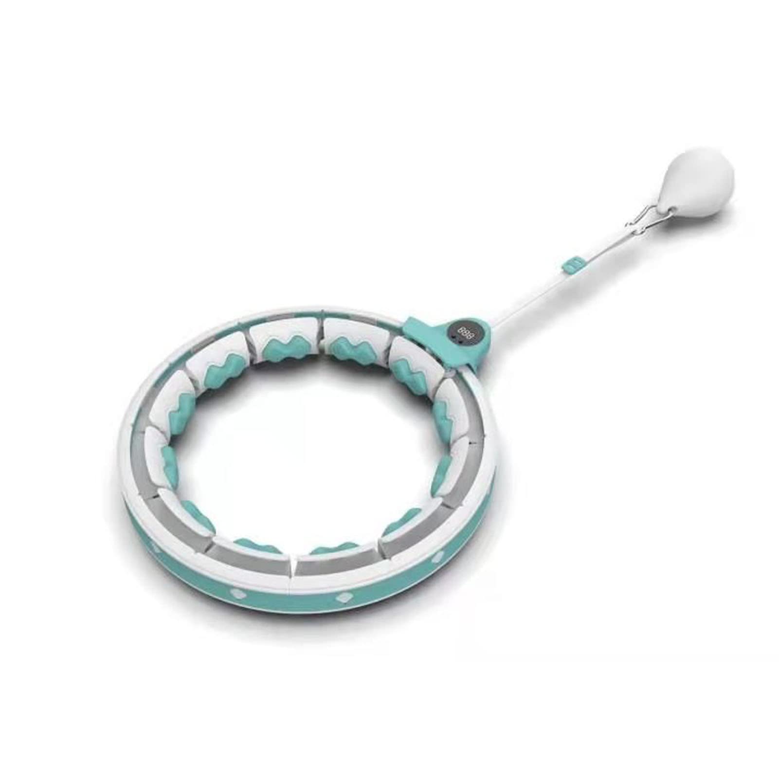 Solo Donna Hula Hoop, Non Goccia Yoga Hula Hoop, Misura Regolabile, Attrezzatura Sportiva Pesi Pesi Fitness, per Esercizio Vita E Fianchi, 12 Nodi