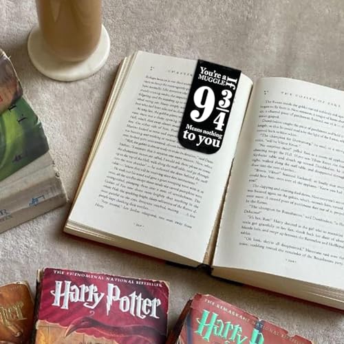 Image of Harry Potter Themed Magnetic Bookmarks | Bookmarks for Book Readers | Gifts for Book Lovers | Gift for Readers (Set of 6) (Harry Potter Quotes)