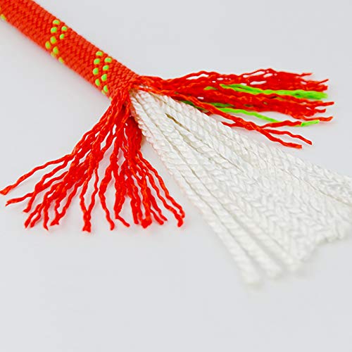 Corda in poliestere a doppia treccia, Fune di trazione elettrica - Fune statica in discesa for operazioni ad alta quota, resistente all'usura, robusta,(9mm x 30M)