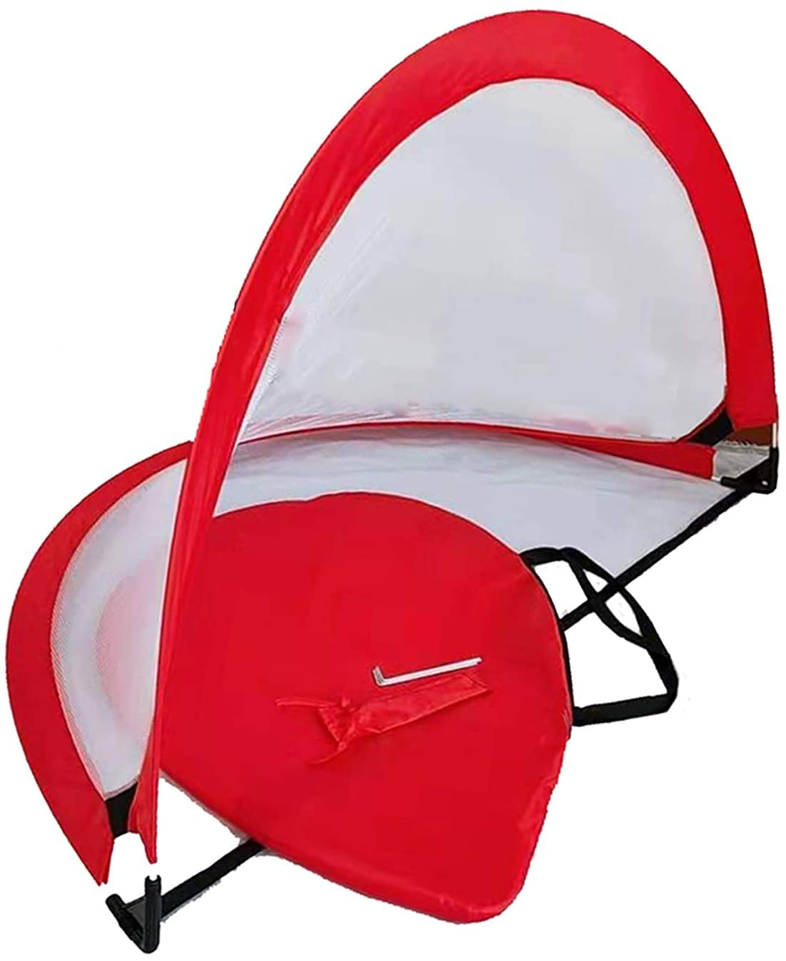 Mini Soccer Goal Portable Soccer Net Pop Up Goal Nets Mini Football Training Net Football Goals Folding Children's Pop-Up Football Goal Suitable for Home Indoor and Outdoor Gardens LSDRALOBBEB 1112(Co