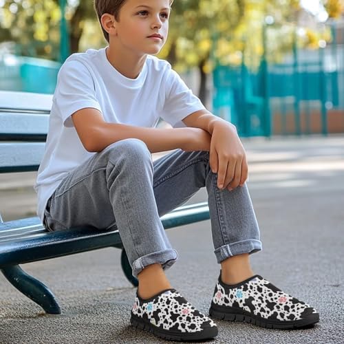 Animal Print Running Shoes for Kids Breathable Sneakers Lace-Less Walking Shoes for Boys and Girls Casual Children's Footwear3