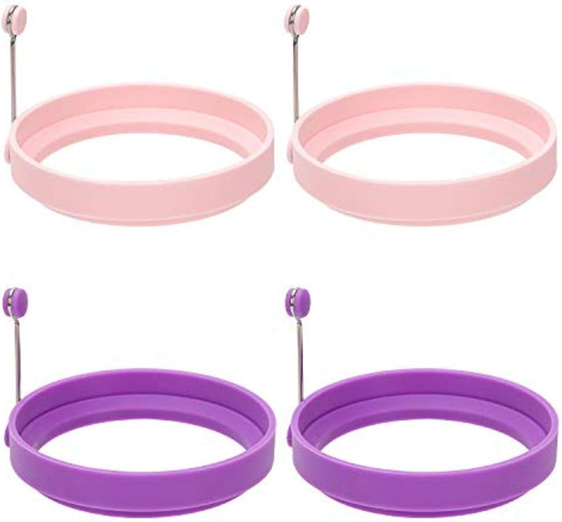 Amazon.com: Silicone Egg Ring, 100% Food Grade Cooking Rings, Non-Stick ...