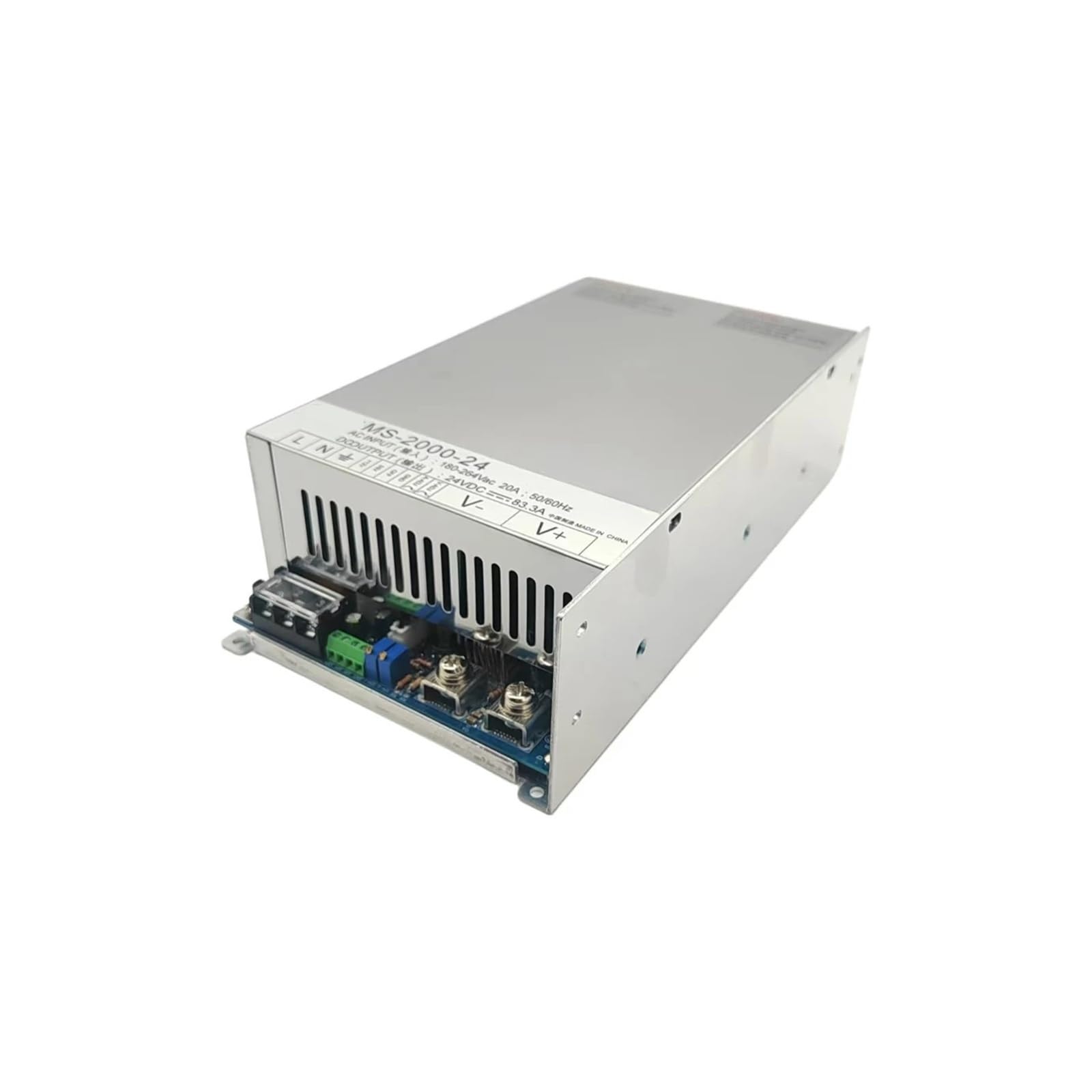 Wyświetlacz LCD z regulowanym zasilaczem impulsowym o mocy 2000 W