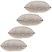 BCP 4-pieces Small Linen Bracelet Watch Pillow Jewelry Displays 3.5"x3"