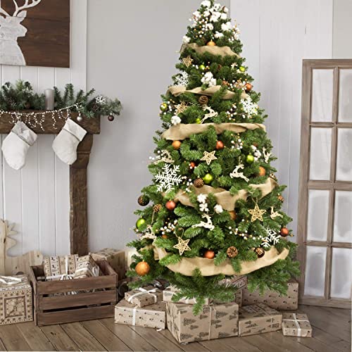 KI Store Light Green Christmas Balls 20pcs 3.15-Inch Christmas Tree Decoration Ornaments for Xmas Tree Holiday Wreath Garland Decor Ornaments Hooks Included