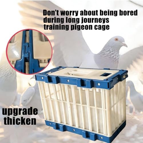 Draagbare vogeldrager - reiskooi voor papegaaien | Ademend ontwerp met veilig slot, lichtgewicht transportaccessoire, outdoor training release tool voor duiven parkiet papegaaien wedstrijd - Afbeelding 5