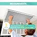 Accecraft 20x20x1 Electrostatic Air Filter, Washable & Reusable Aluminum AC/HVAC Furnace Filter, MERV 8, Lasts a Lifetime, Healthier Home or Office(Actual Size: 19.75