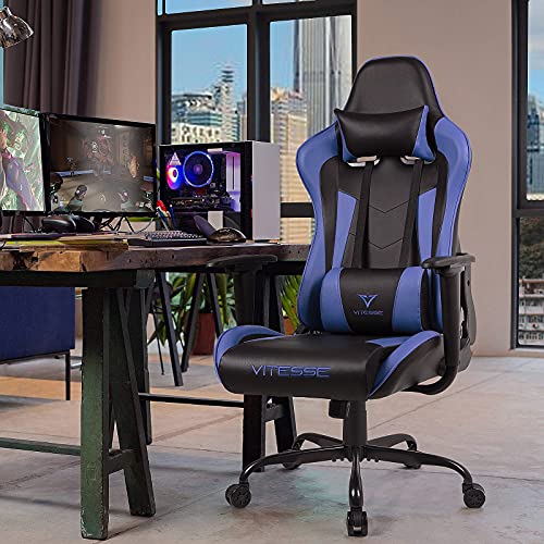 PUKAMI-Gaming-Chair-High-Back-Gaming-Chair-for-Teens-Ergonomic-Racing-Chair-Computer-Desk-Chair-with-Massage-Lumbar-Support-and-Headrest-Girl-Gamer-Chair-with-Height-Adjustable-Blue PUKAMI Gaming Chair High Back Gaming Chair for Teens Ergonomic Racing Chair Computer Desk Chair with Massage Lumbar Support and Headrest Girl Gamer Chair with Height Adjustable Blue
