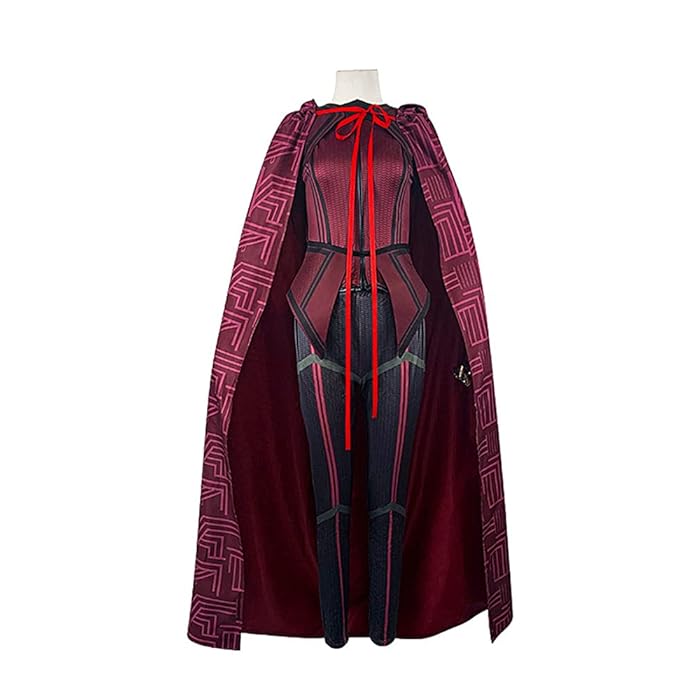 Buy Wanda Maximoff Costume Scarlet Witch Red Cloak Suits Halloween