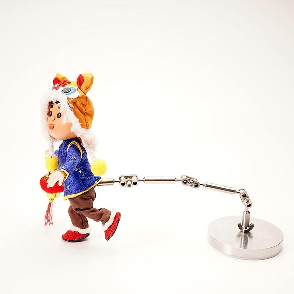 Zestawy do animacji poklatkowej, ramię z metalowymi szkieletami figurek marionetek DIY do ruchu przegubowego, narzędzie do obsługi twornika dla hobbystów i studiów z 3 złączami