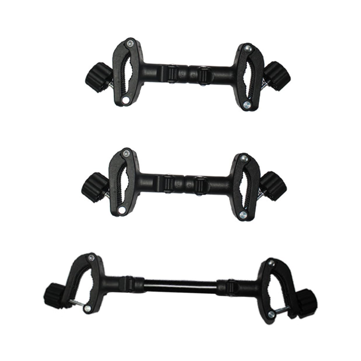 3Pcs Adjustable Twin Stroller Connectors for Lightweight Pram Connectors Compatible with Strollers Easy Install for Outdoor Use and Twin Travel