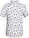 Button Down Shirt Men, Mens Shirts Casual Stylish, Regular-Fit 100% Cotton Printed Summer Causal (X-Large, White)