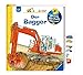 Buchspielbox Wieso? Weshalb? Junior. El excavadora + pegatina para vehículo, libro infantil a partir de 2 años