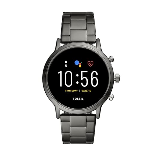 Fossil Smartwatch Touchscreen Connected Uomo Acciaio inossidabile FTW4024, Grigio