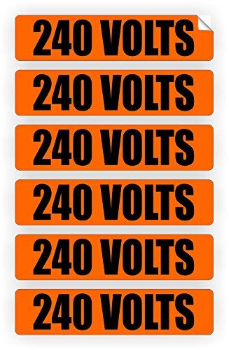 Three Phase Voltage & Conduit Markers – Electrical Stickers / Decals / Labels, USA Made