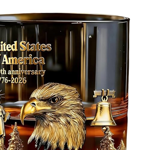 Vasos de whiskey old fashioned de 300ml conmemorativos para bar en casa 8