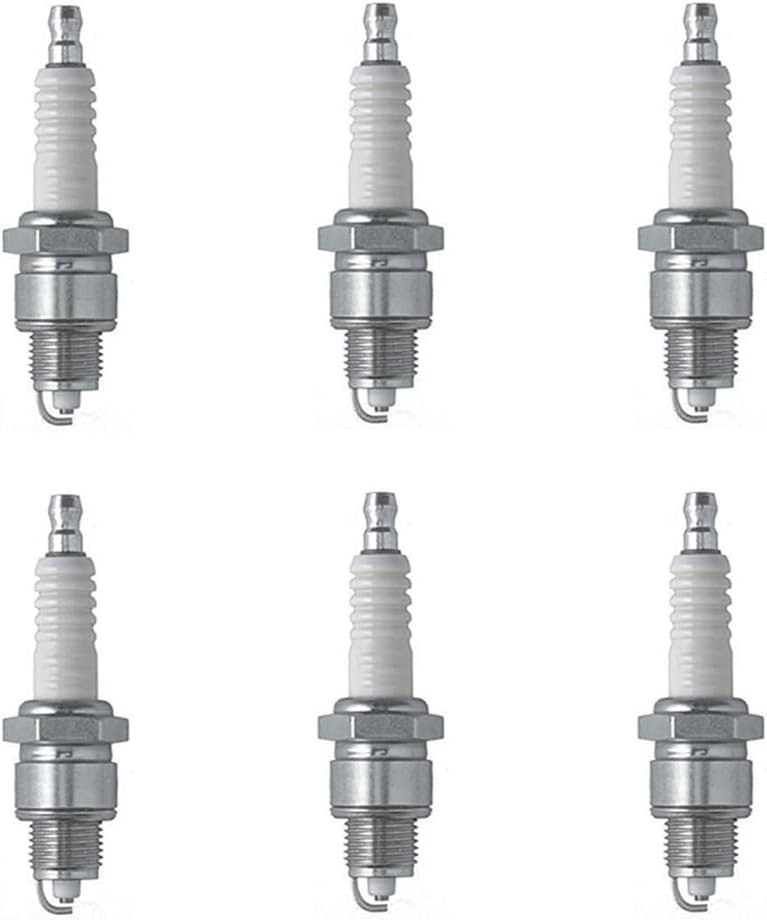 6 Pack Part # BPR7ES Replacement Spark Plug for NGK Lawn Mower Engine Models