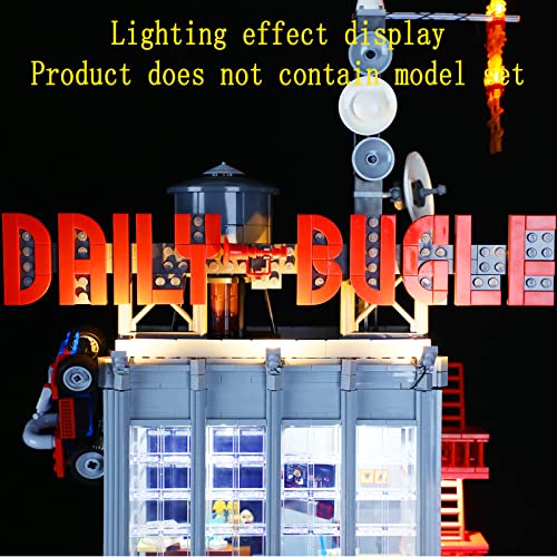 Geament Led Light Kit Compatible With Lego Daily Bugle - Lighting Set For Marvel 76178 Building Model (Lego Set Not Included) #TOP6