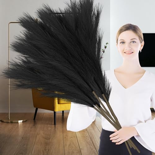 Lighterday 6 Stück Pampasgras Künstlich,110cm Pampasgras Groß,...