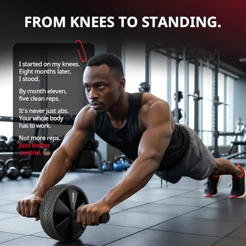 Vinsguir Ab Roller Wheel - Ab Workout Equipment for Abdominal & Core Strength Training, Home Gym Fitness Equipment for Men Women