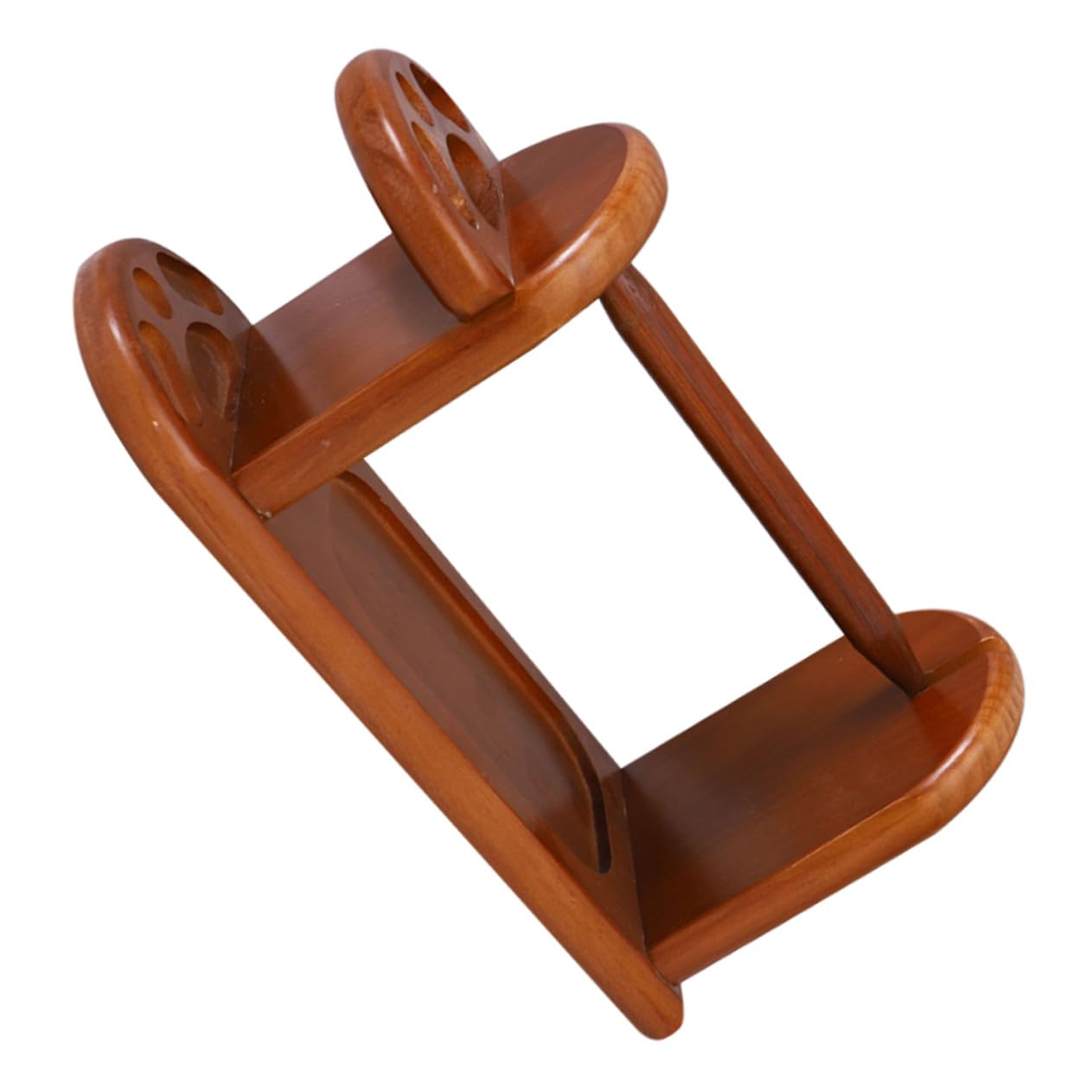 Porte-bobine en bois pour organiser le fil à coudre de luxe