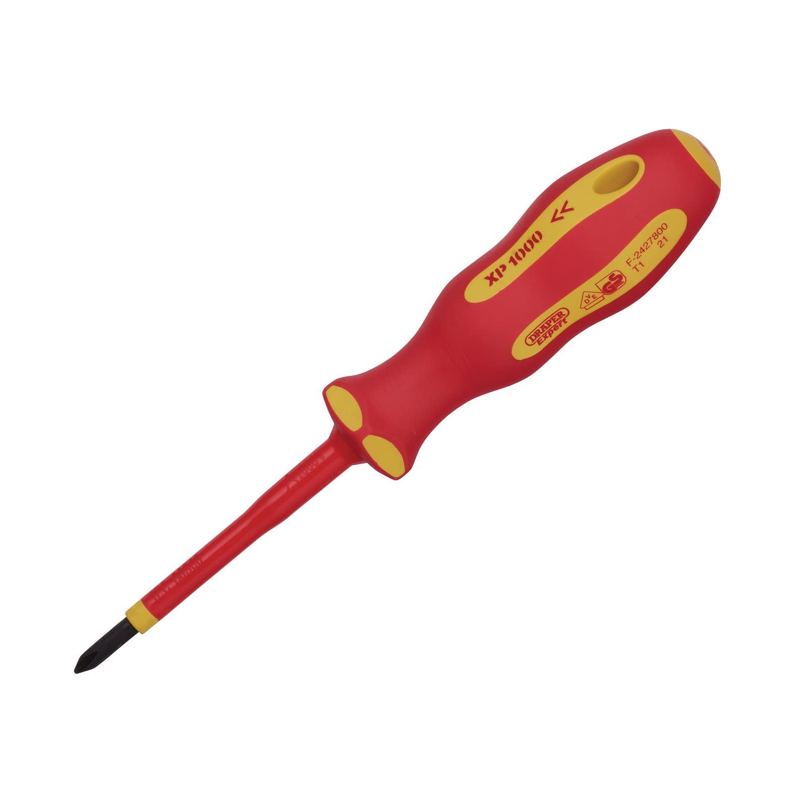 Draper 64429 XP1000 VDE Cross Slot Screwdriver No1 x 80mm