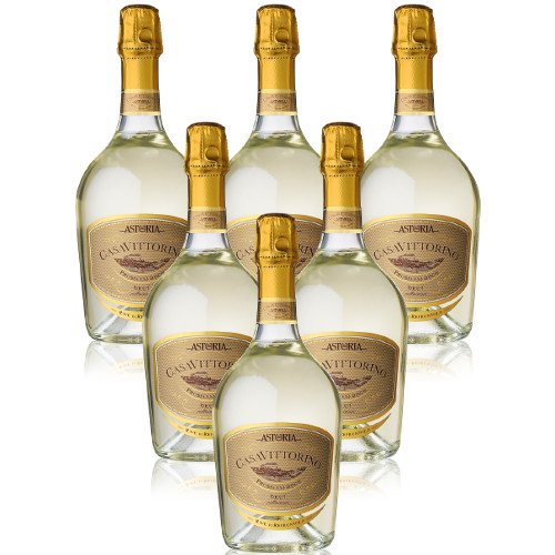 "Casa Vittorino" Valdobbiadene Prosecco Superiore Millesimato Docg Vino Espumoso Italiano (6 botellas 75 cl.)