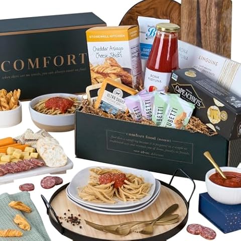 Italian Food Gift Basket of Pasta, Marinara, Cheeses, Sausage, Crackers and Cookies by GourmetGiftBaskets.com Cover