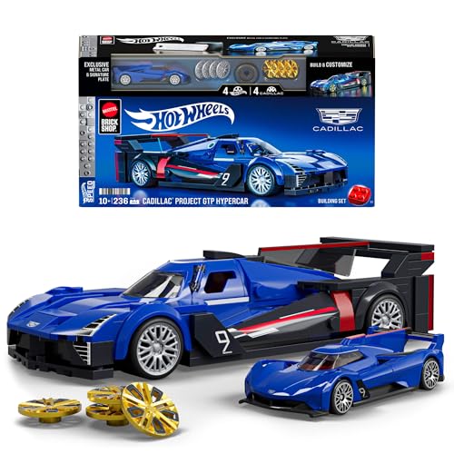 Mattel Brick Shop Hot Wheels Jogo de Construção Speed Cadillac Project GTP Hypercar em esc... Mattel Brick Shop Hot Wheels Jogo de Construção Speed Cadillac Project GTP Hypercar em esc...