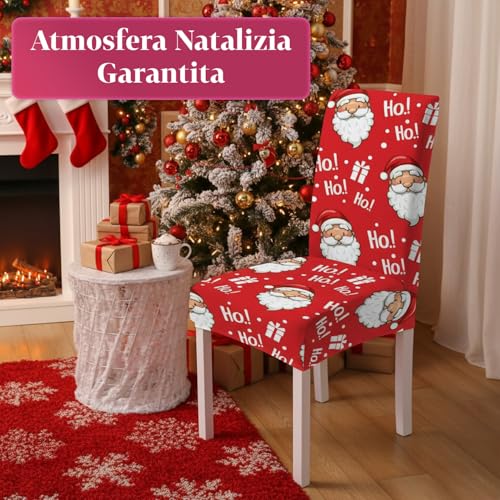 Housses de chaise de Noël faciles à assembler pour protéger vos sièges - 4