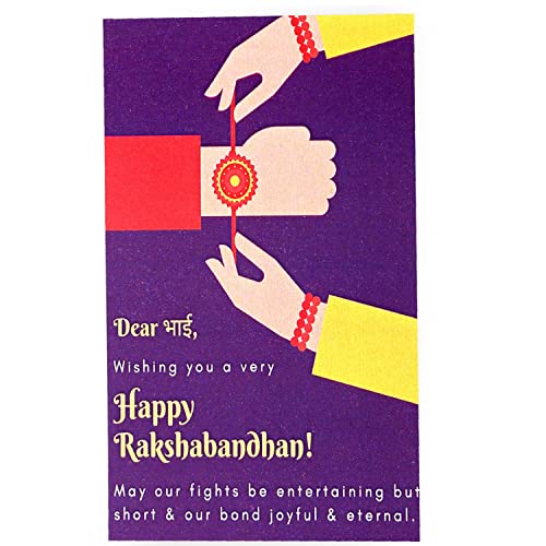 Image of ACCESSHER White Floral Kundan Rakhi with Beads for Brother Pack of 1 with Roli Kumkum Packets and Happy Rakshabandhan Card for Raksha Bandhan