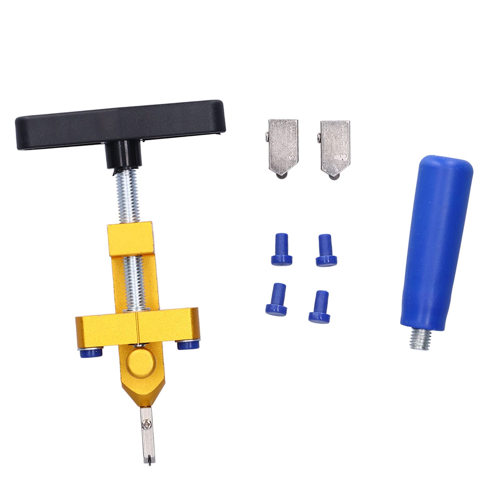 Tile Opener 2 in 1 Kit, Portable Glass cutter Manual Cutting Tool, Lightweight ABS Aluminium Alloy Material, to Use for DIY Glass Tile Cutting