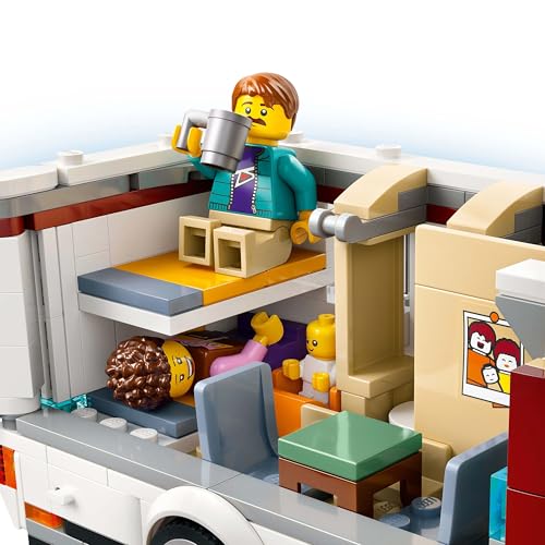 LEGO City Holiday Adventure Camper Van Toy, Creative Building Toys for 6+ Year Old Boys & Girls - Image 4