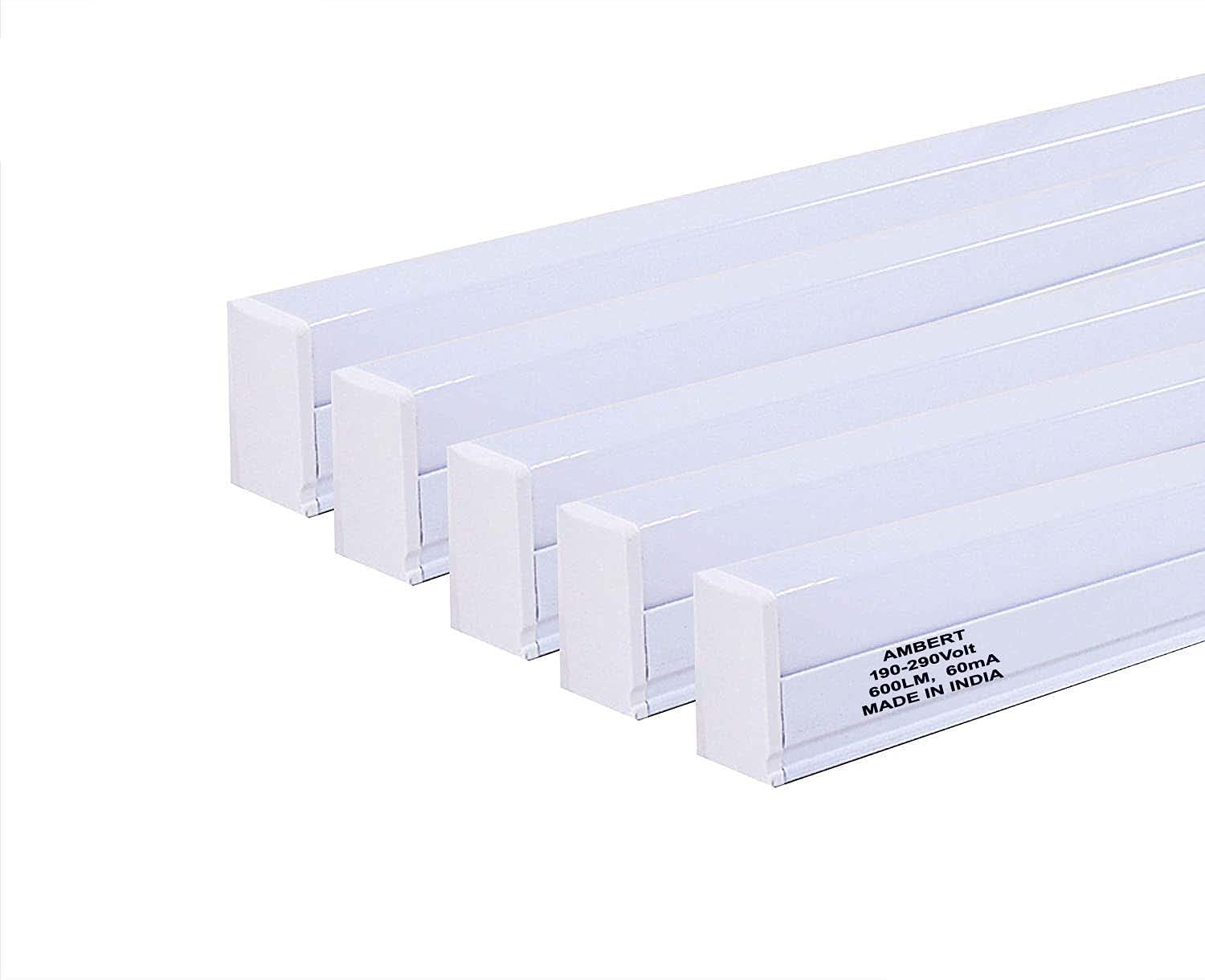 ambert 6 Watt 240 Volt Led T5 Batten 1 FT Tube Light Cool White Pack Of 5 Units-image-7
