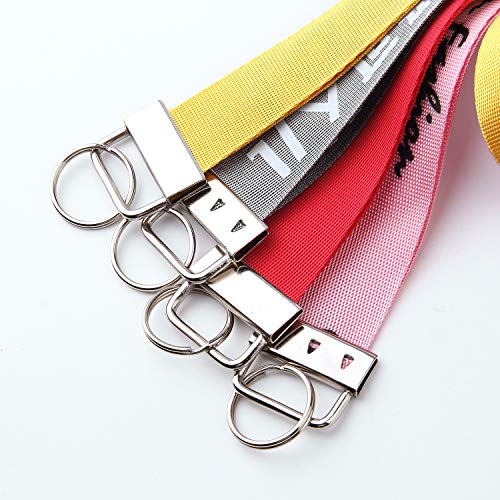 50 Sets Key Fob Hardware Key Fob Keychain Wristlet with Split Ring 1.25 Inch by HRLORKC - Thumbnail 6