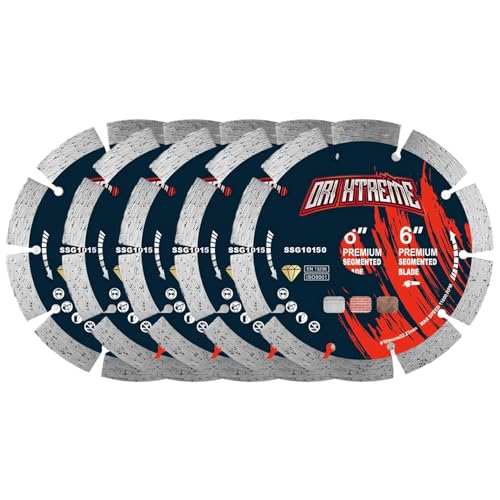 Image of 6 Inch Diamond Saw Blade 5Pcs, General Purpose Segmented Blade