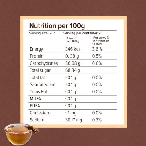 Image of Conscious Food Wild Forest Honey | 500g | 100% Raw, Pure and Natural | Unprocessed & Unpasteurized Honey | Value Pack