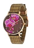 verstellbares Armband aus Flex-Wood mit Edelstahlschließe