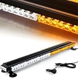38.5" 78 LED Emergency Strobe Light Bar Double Side Flashing High Intensity Emergency Hazard Warning