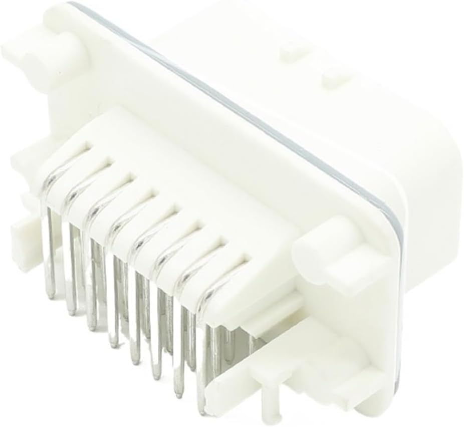 776087-2 Compatible With Car Wiring Harness Connector 23Pin 90° Angle White Mount Header Connectors(MALE_20PCS)