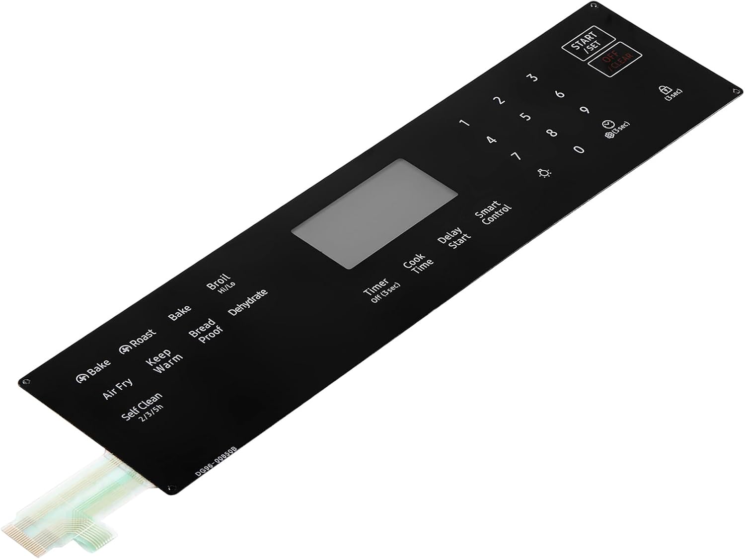 DG96-00850B Range Touch Control Panel, Range Membrane Switch Touchpad Compatible with Samsung NX60A6511SS, NX60A6511SG, NX60A6511SB Gas Ovens, Replaces AP7032881, PS16634290, EAP16634290