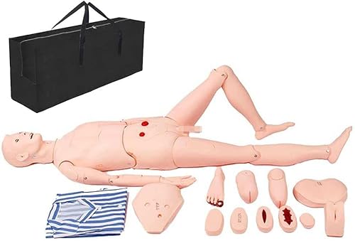 Nihe Pvc Patient Care Simulator Multi-Functional Patient Care Simulator, Life Size Nursing Manikin, For Nursing Medical Teaching Nursing Mannequin #TOP23