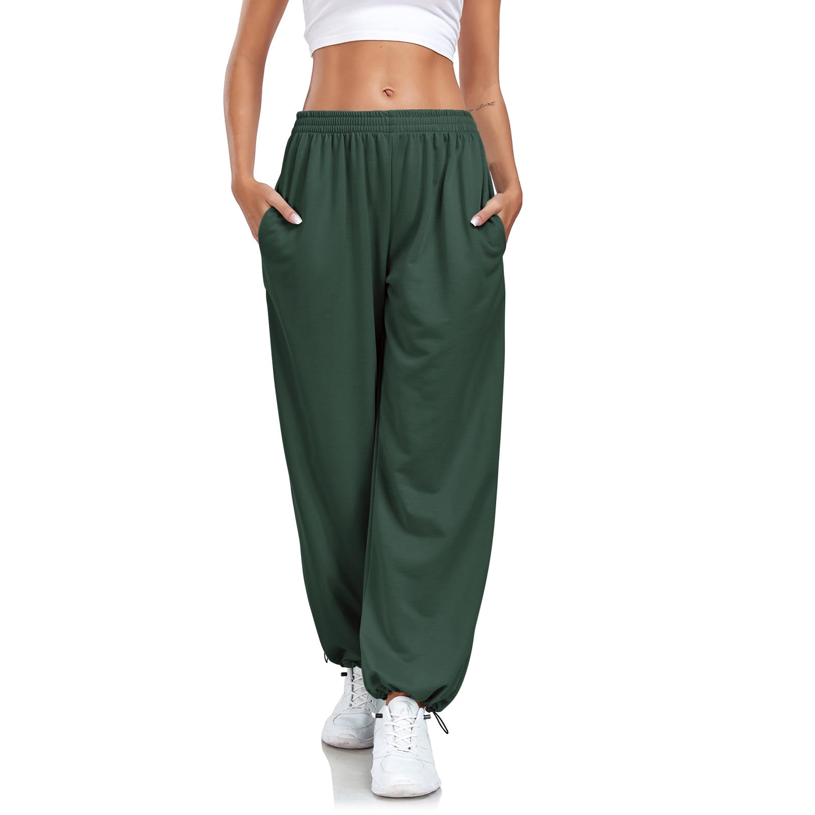 Match Casual Cintura Elástica Jogger Pantalones De Chándal #5054