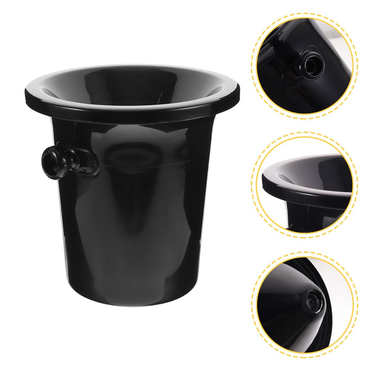 BESTYASH 2pezzi Sputacchiera Rondetta per Degustazione di Vino Secchio per Svuotamento di Sputacchiera Portatile Barile per Conservazione della Birra Accessori per Bar