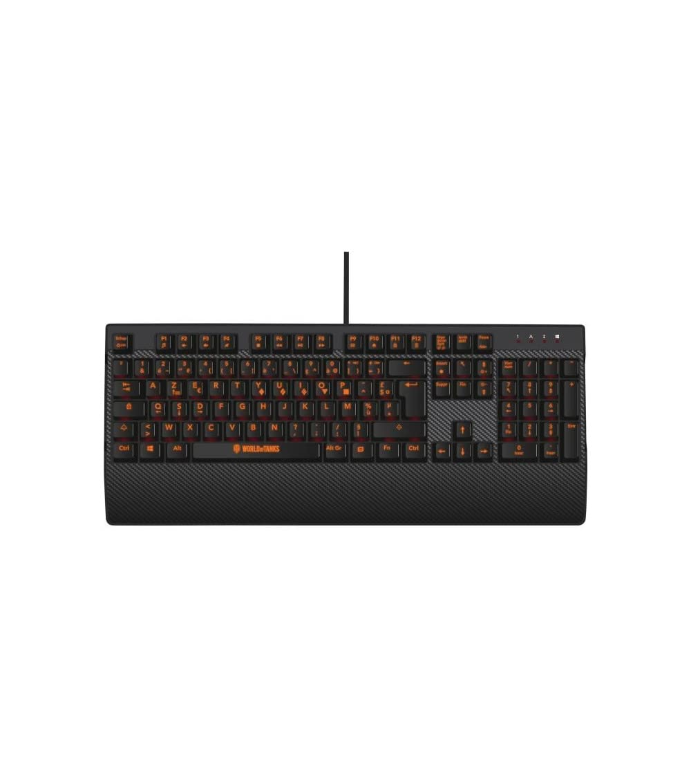 Konix World Of Tanks K-70 – Retro AZERTY Gaming Keyboard – Brown