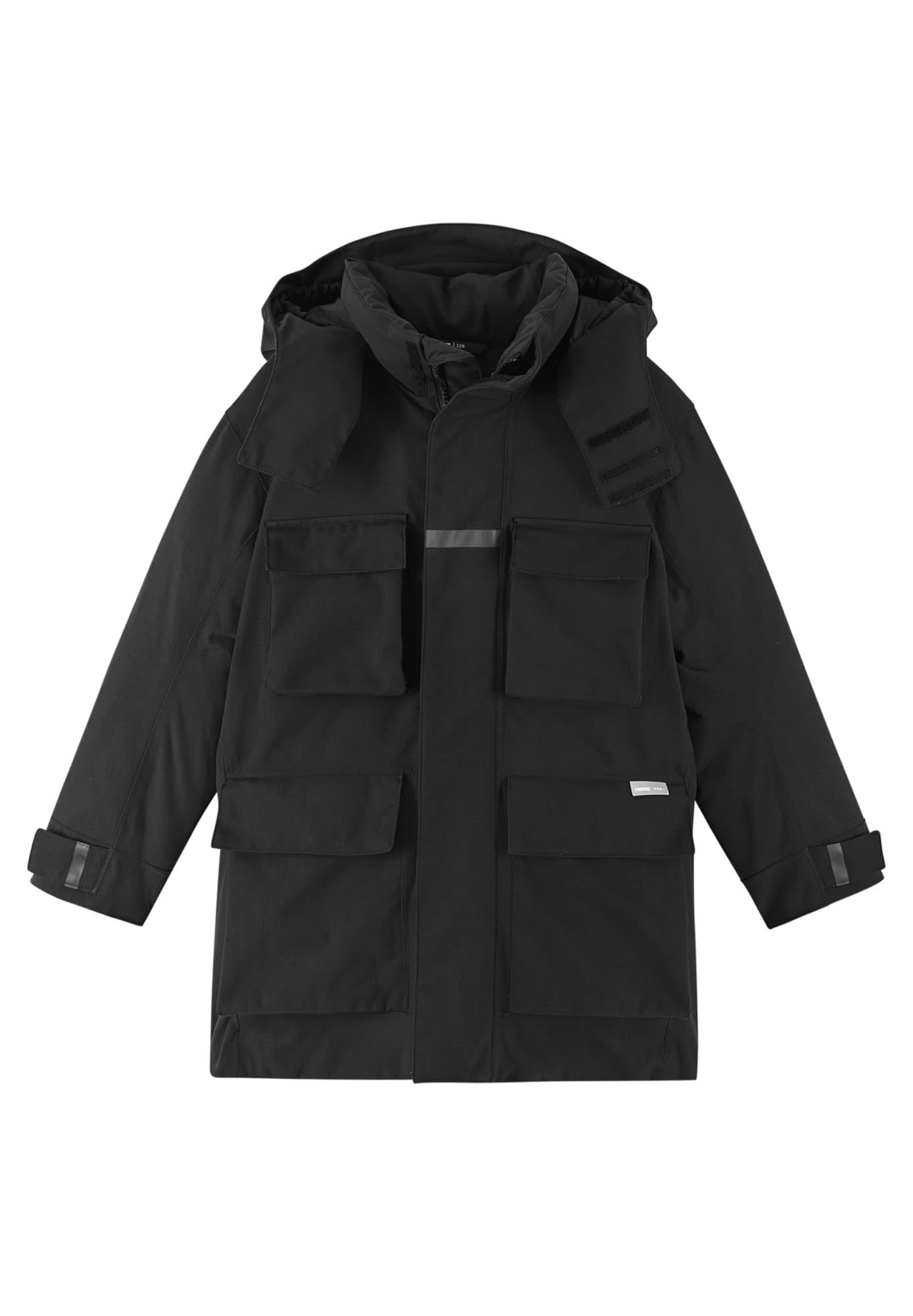 Reima Kids Luja Winter Jacket Schwarz - PrimaLoft Vielseitige wasserdichte Kinder Winterjacke, Größe 152 - Farbe Black