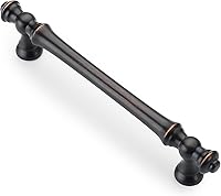 Vista 32 de Asidrama Paquete de 10 manijas de gabinete de cocina de latón cepillado envejecido de 3 pulgadas (2.992 in), tiradores de gabinete, accesorios