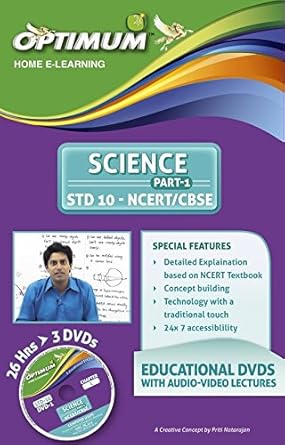 Optimum Educational DVDs HD Quality For Std 10 CBSE Science-Part-1