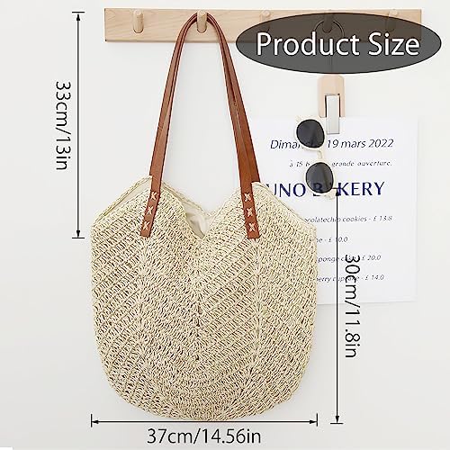 Bolso De Bolso Bolso De Playa Bolso De Diseñador De Gran Capacidad Bolsa De Paja Bolso De Compras De Verano Bolsos Para Mujer Huecos Bolsos De Hombro Tejidos De 24,29 € | DHgate
