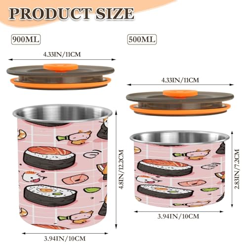 Envase hermético para café acero 500ml ATTX miniatura 2